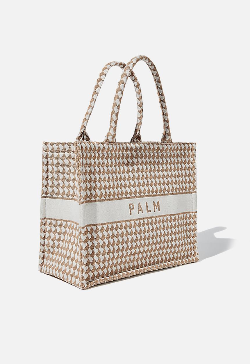 Rubi - Weekender tote bag - neutral & white 