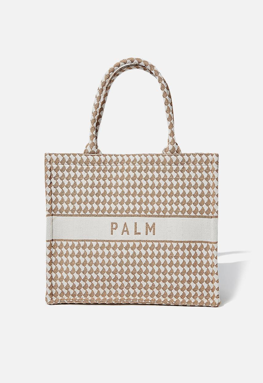 Rubi - Weekender tote bag - neutral & white 