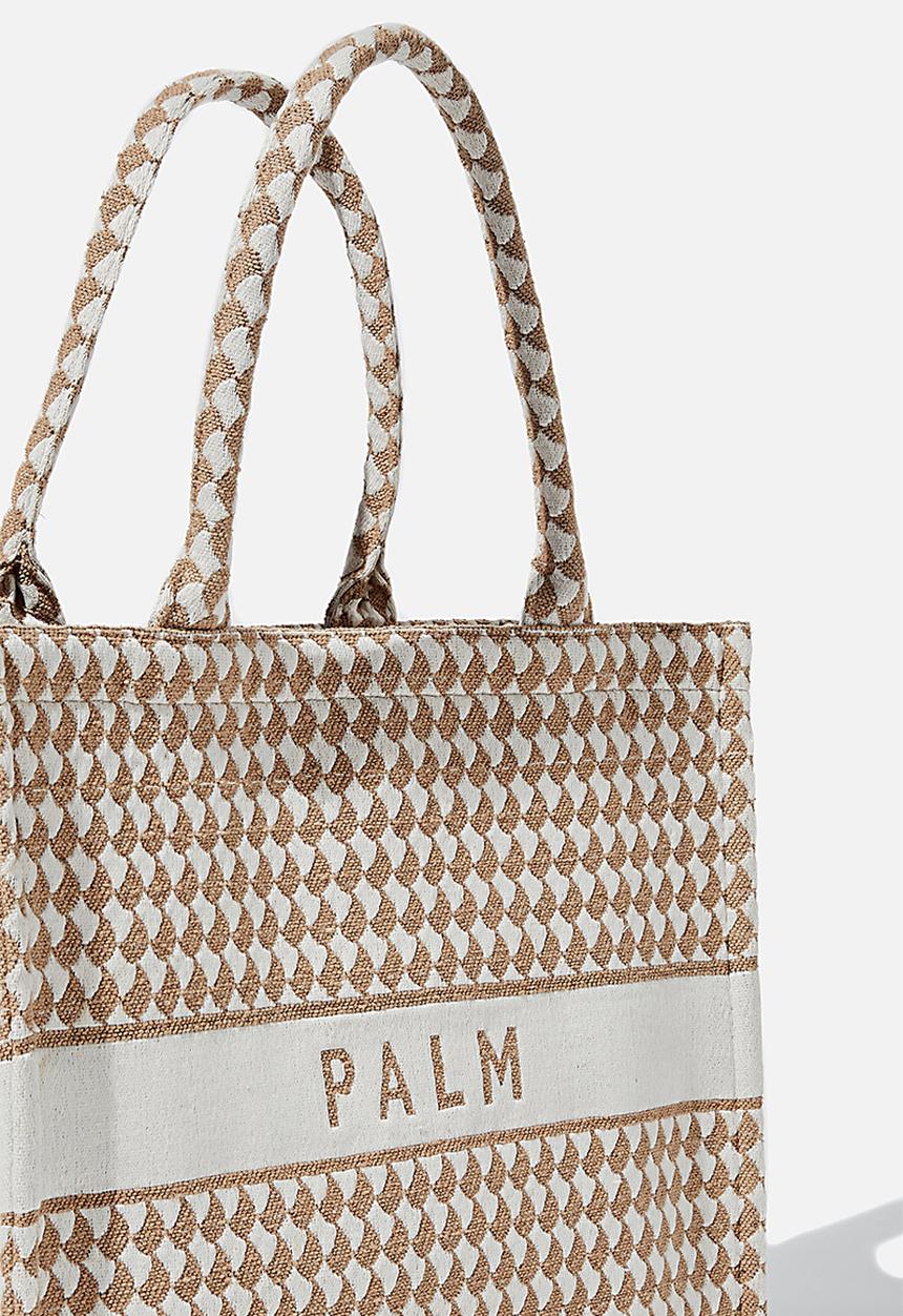 Rubi - Weekender tote bag - neutral & white 