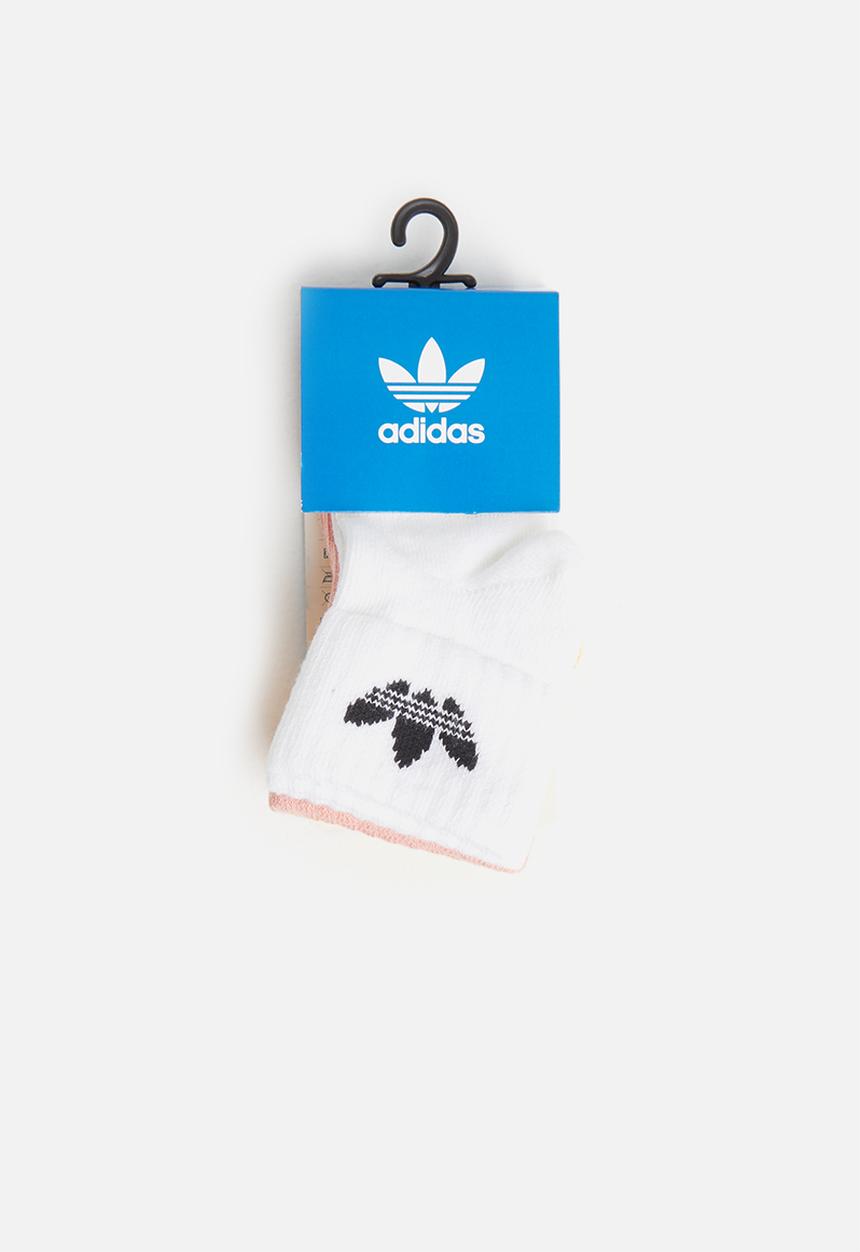 adidas Originals - Kids 3 pack ankle socks - multi