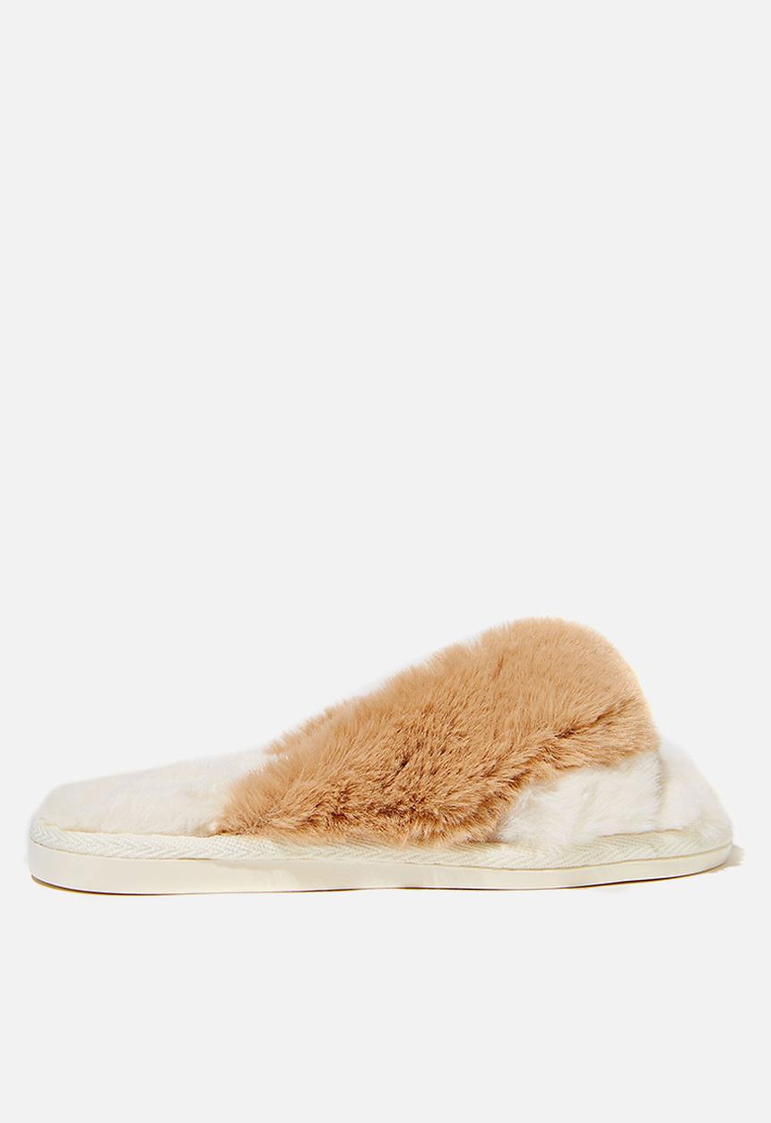 Cotton On - Knot crossover slipper - buttermilk multi