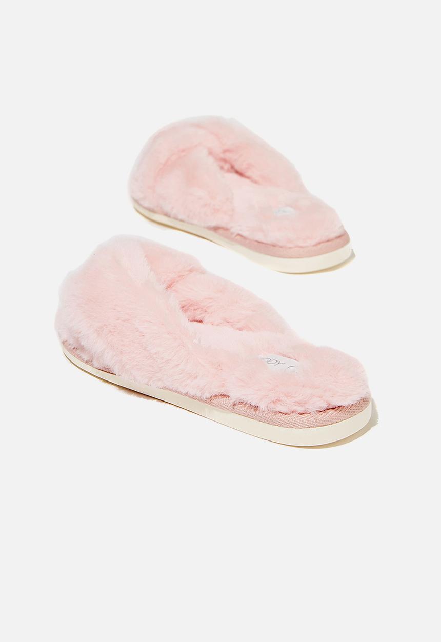 Cotton On - Knot crossover slipper - blush