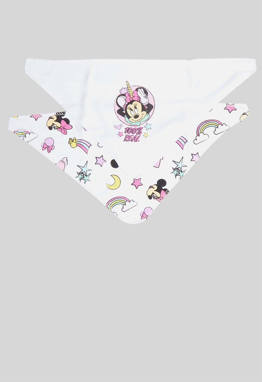 Character Group - 2 Pack Minnie Mouse bandana bibs - white 