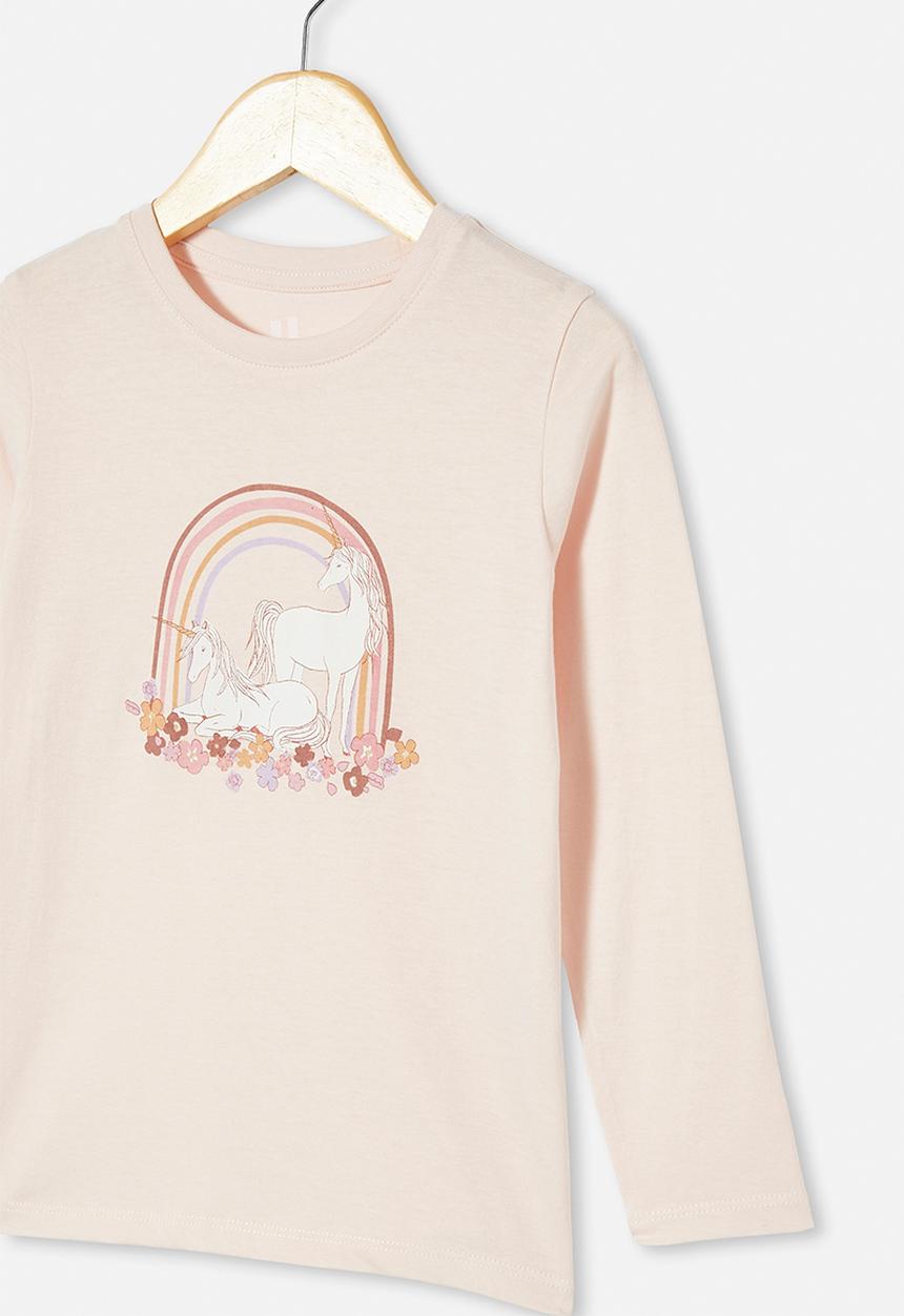 Cotton On - Penelope long sleeve tee - crystal pink