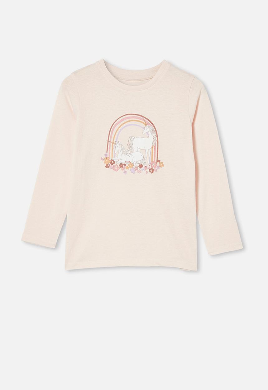 Cotton On - Penelope long sleeve tee - crystal pink