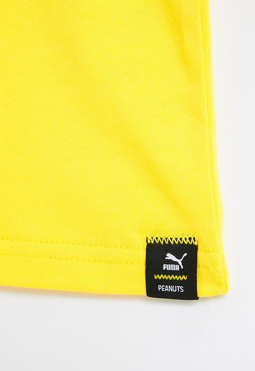 PUMA - Girls puma x peanuts tee - yellow