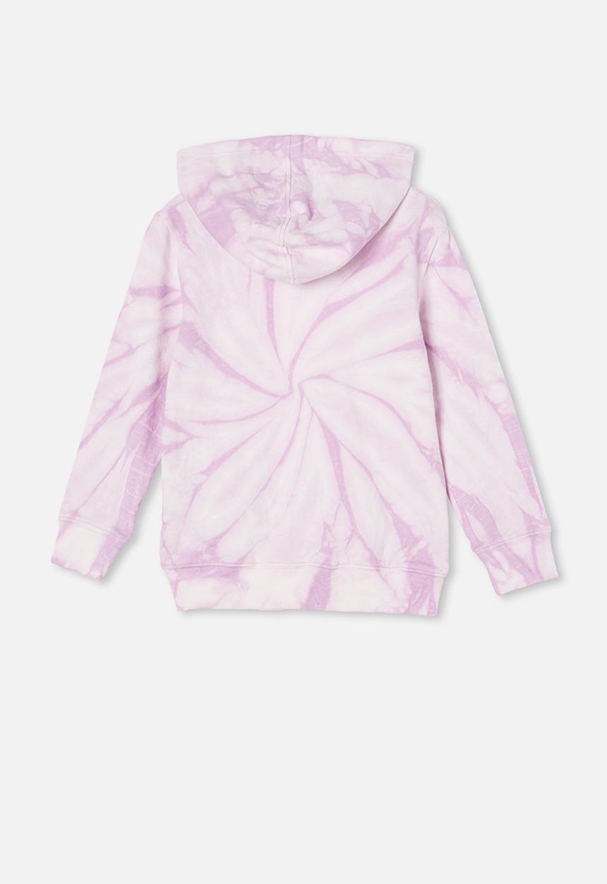 Cotton On - Charlie hoodie - pale violet tie dye