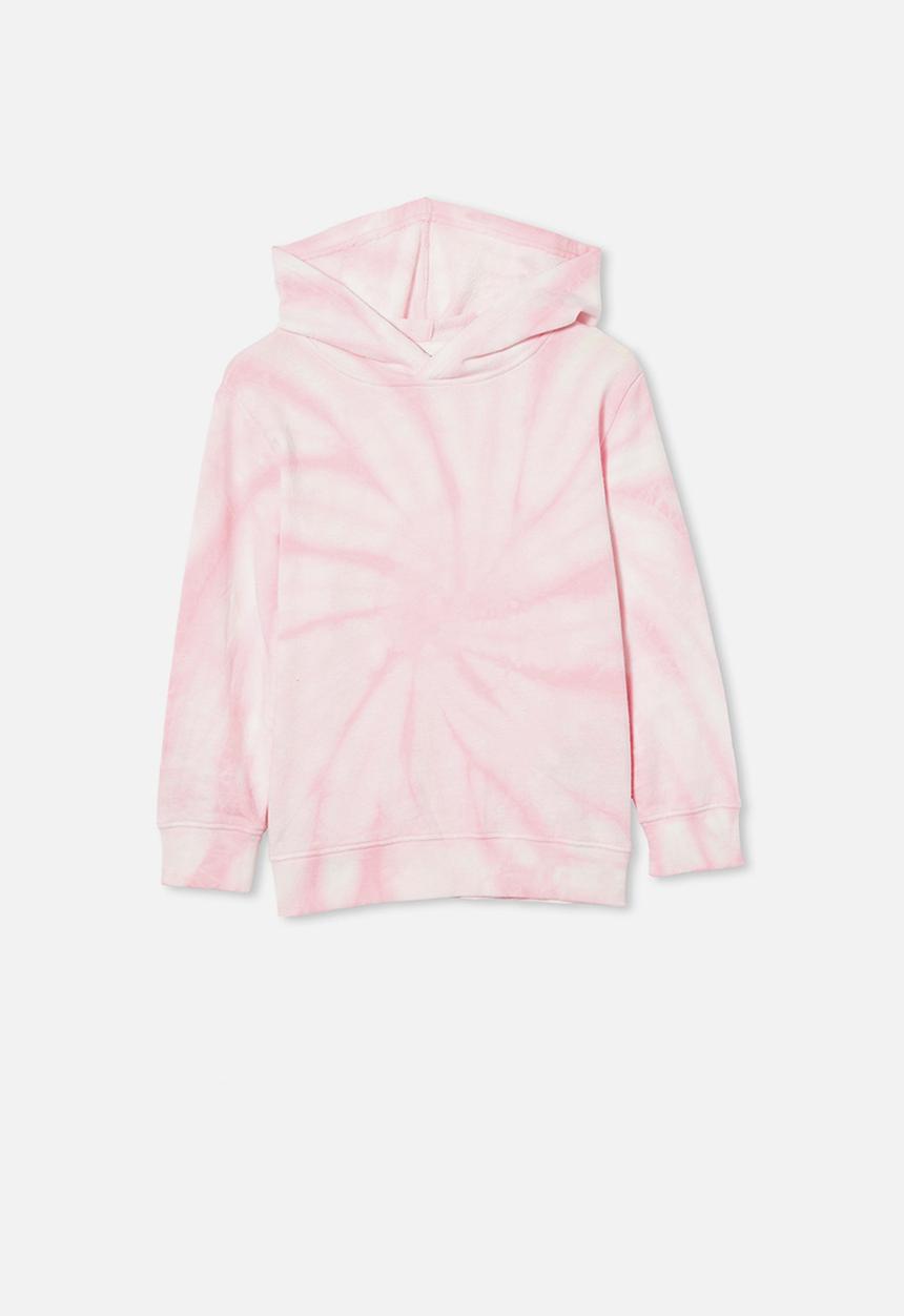 Cotton On - Charlie hoodie - cali pink tie dye