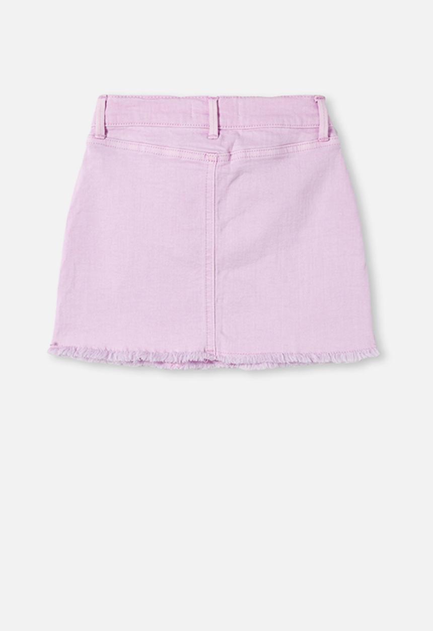 Cotton On - Finn denim skirt - pale violet