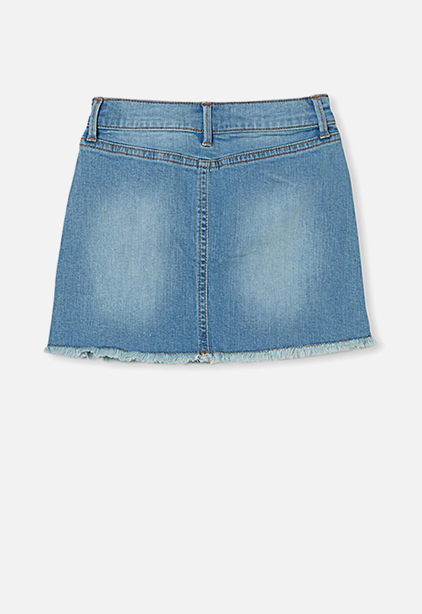 Cotton On - Finn denim skirt - blue