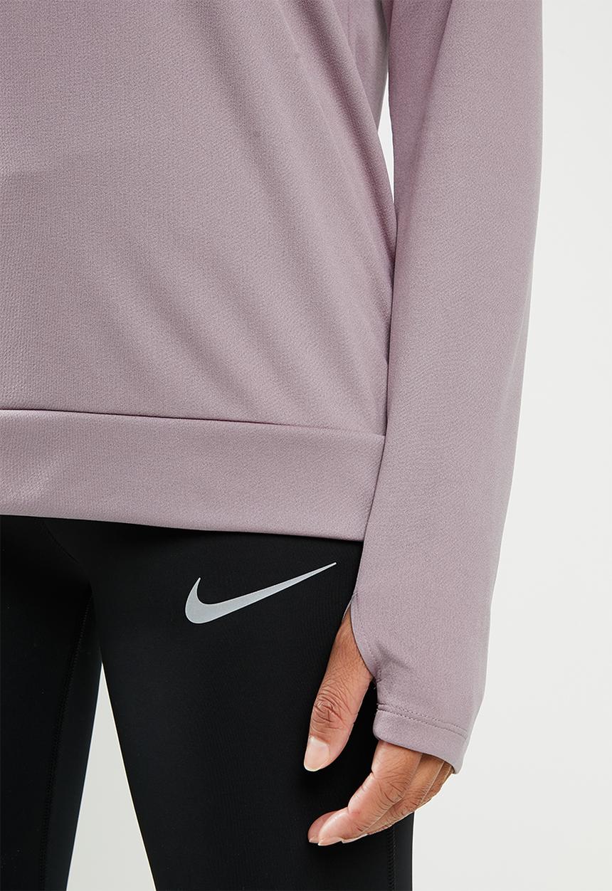 Nike - 1/2 Zip through swoosh midlayer - purple 