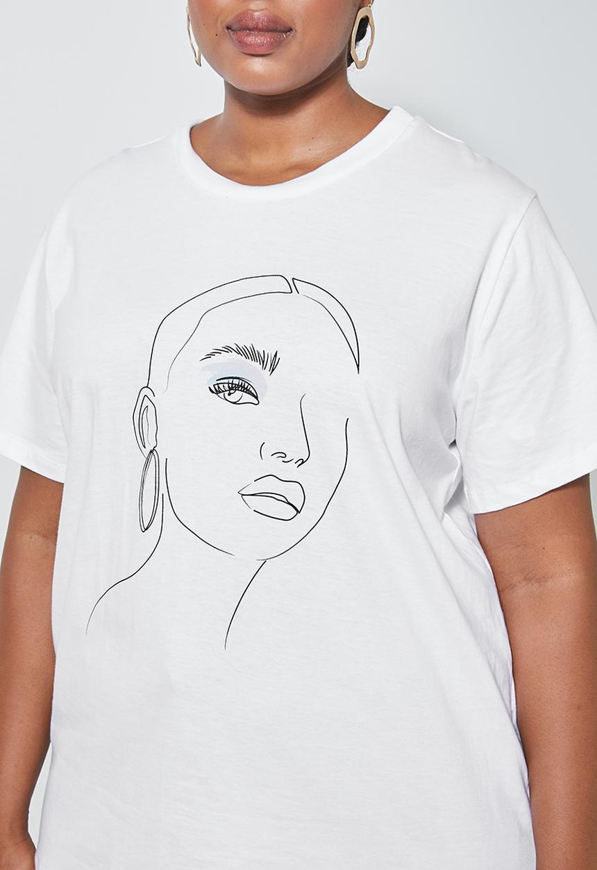 Superbalist - Slogan graphic tee - white