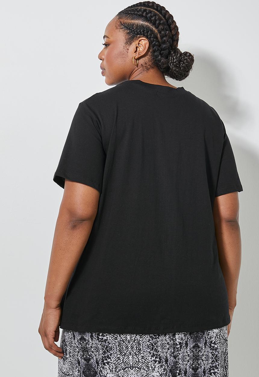 Superbalist - Slogan graphic tee - black