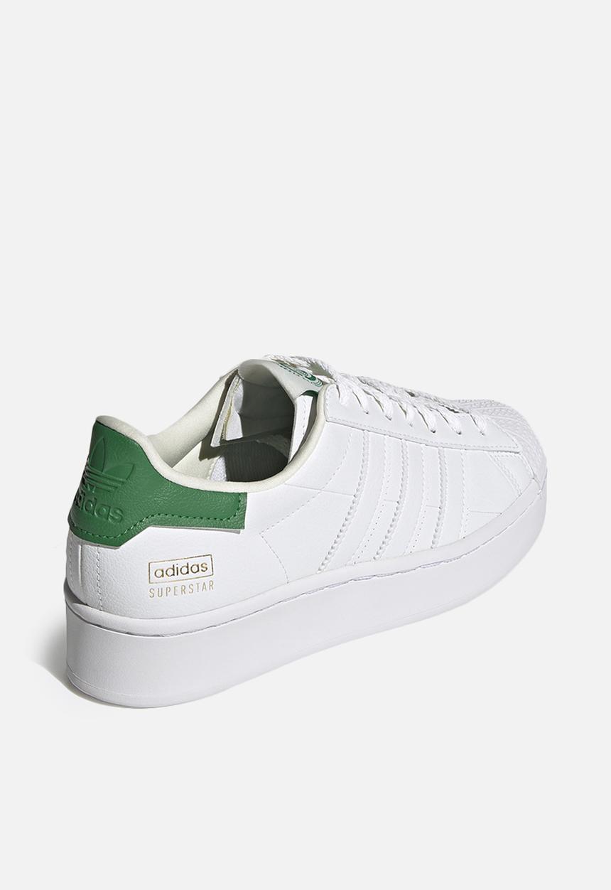 adidas Originals - Superstar bold - ftwr white/off white/green