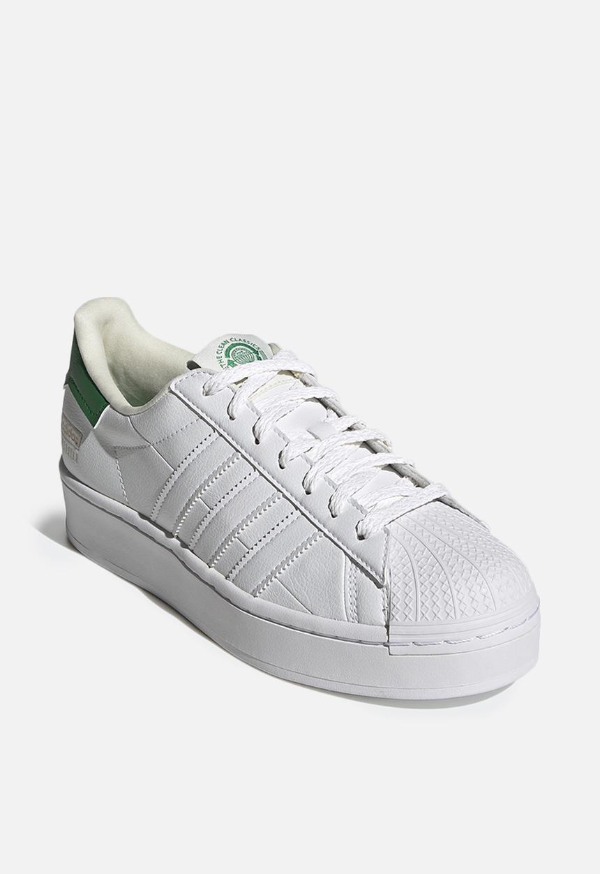 adidas Originals - Superstar bold - ftwr white/off white/green