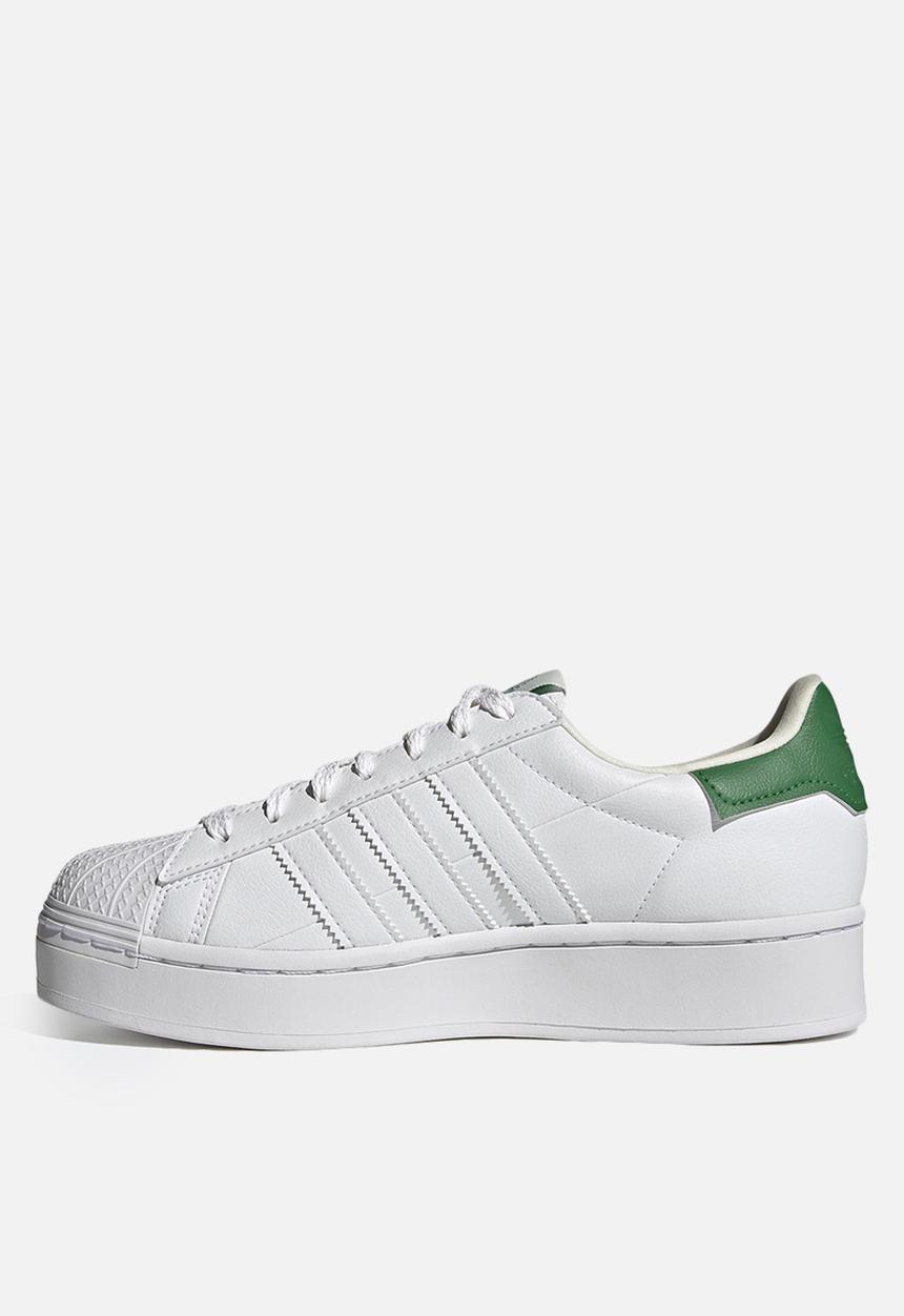 adidas Originals - Superstar bold - ftwr white/off white/green