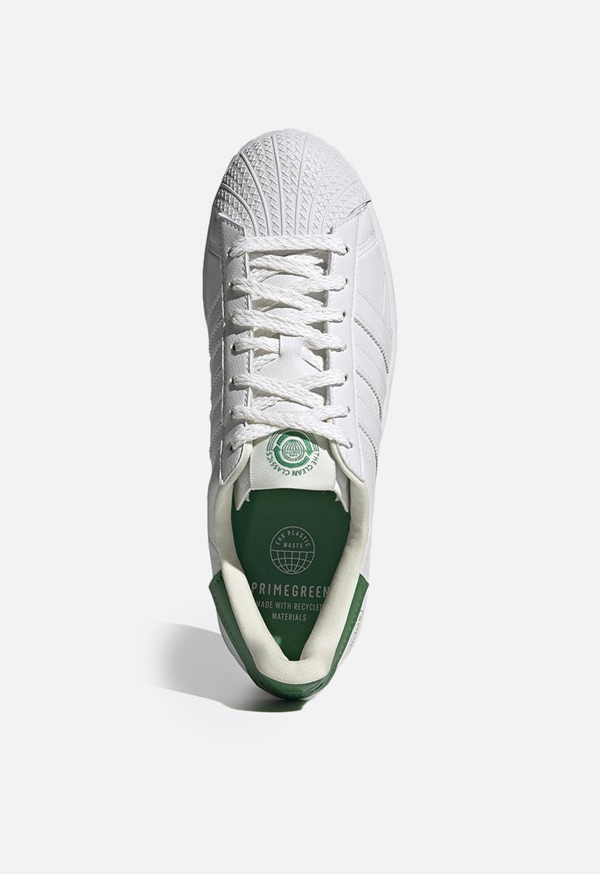 adidas Originals - Superstar bold - ftwr white/off white/green