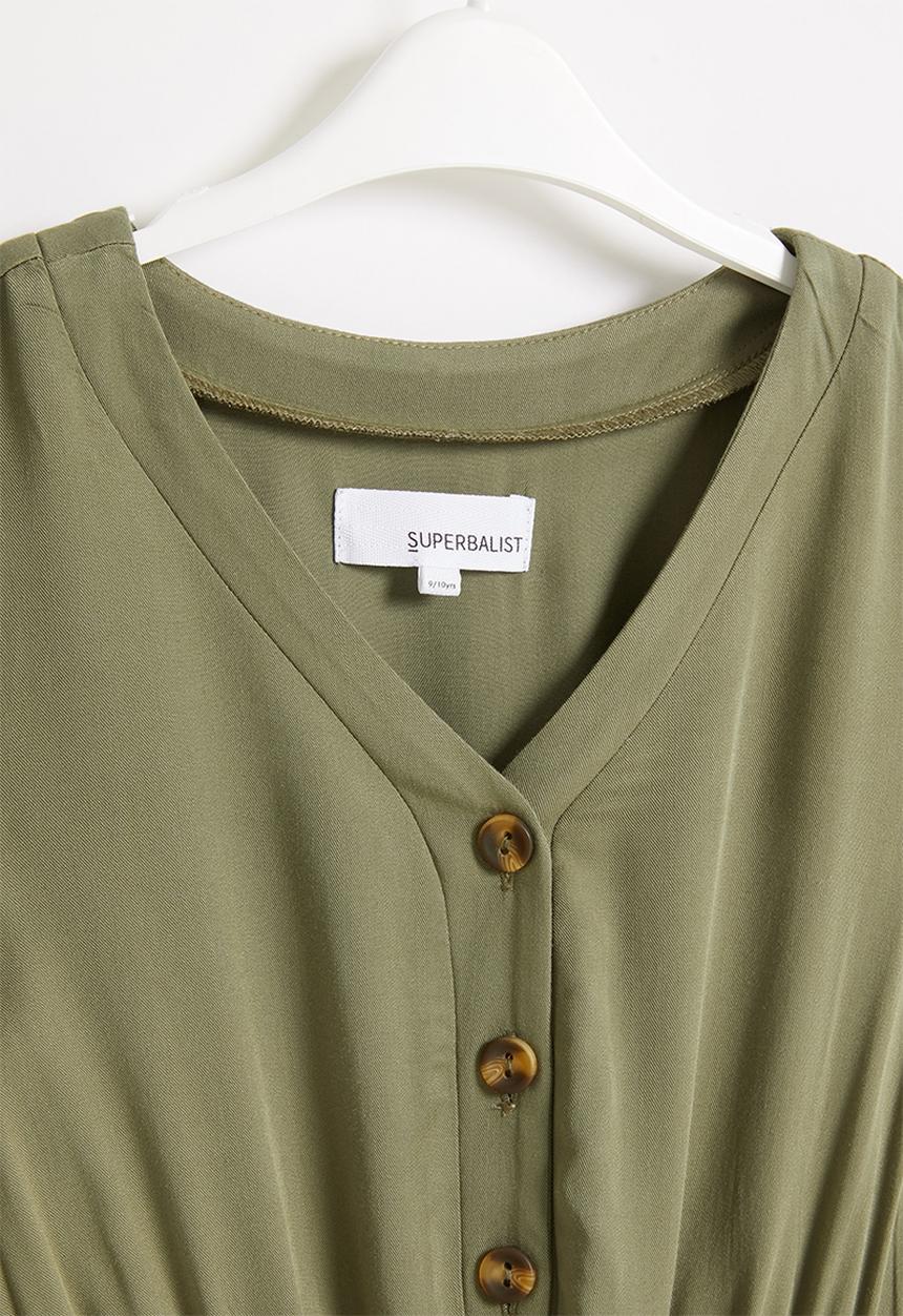 Superbalist - Girls utility jumpsuit - khaki 