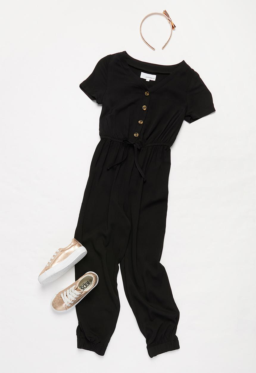 Superbalist - Girls utility jumpsuit - black