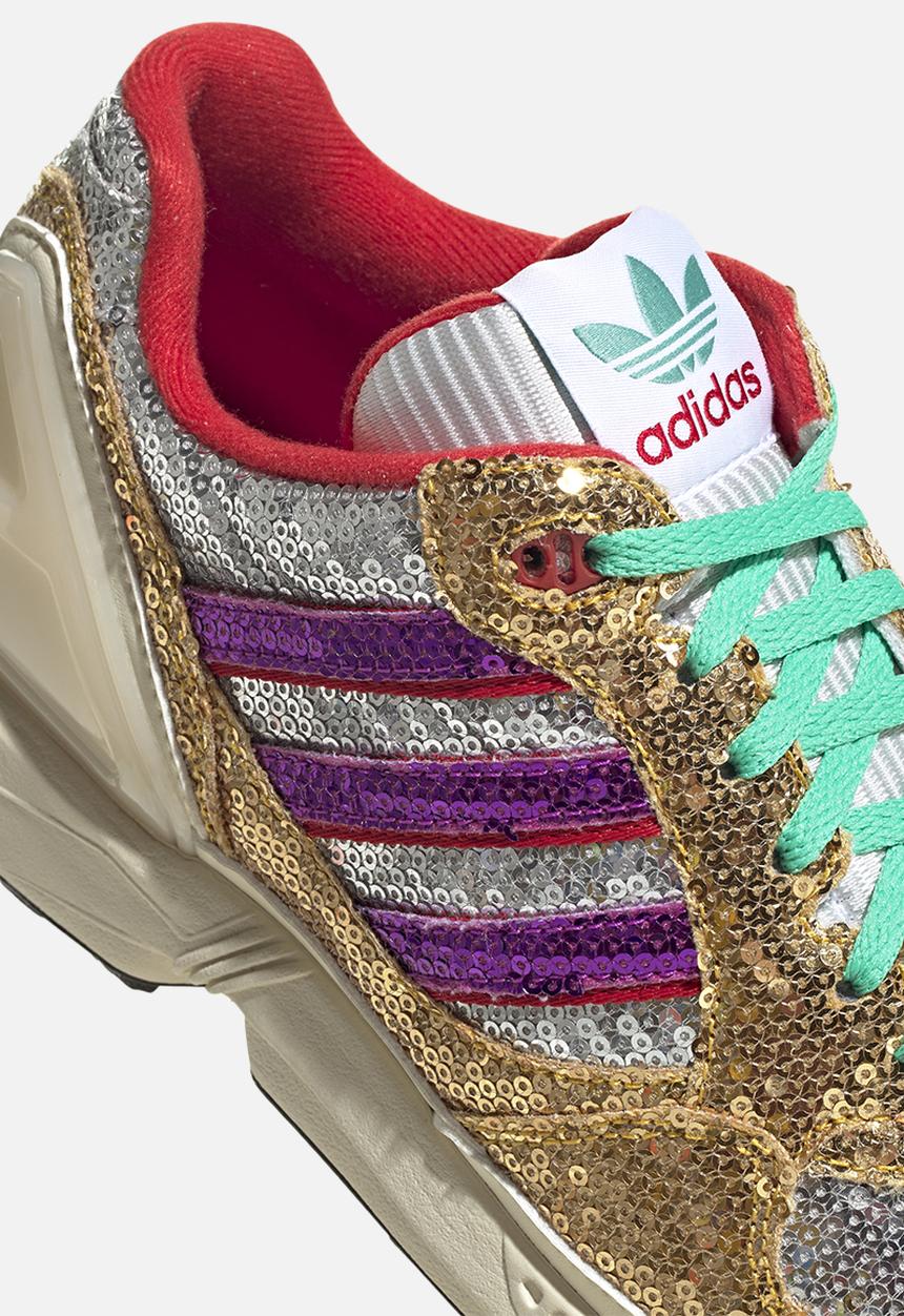 adidas Originals - ZX 6000 - crystal white/shock purple/mist sun