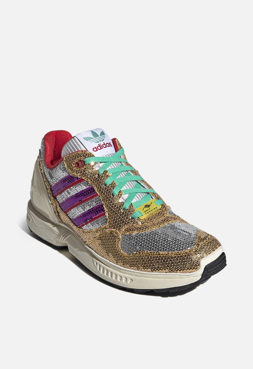 adidas Originals - ZX 6000 - crystal white/shock purple/mist sun