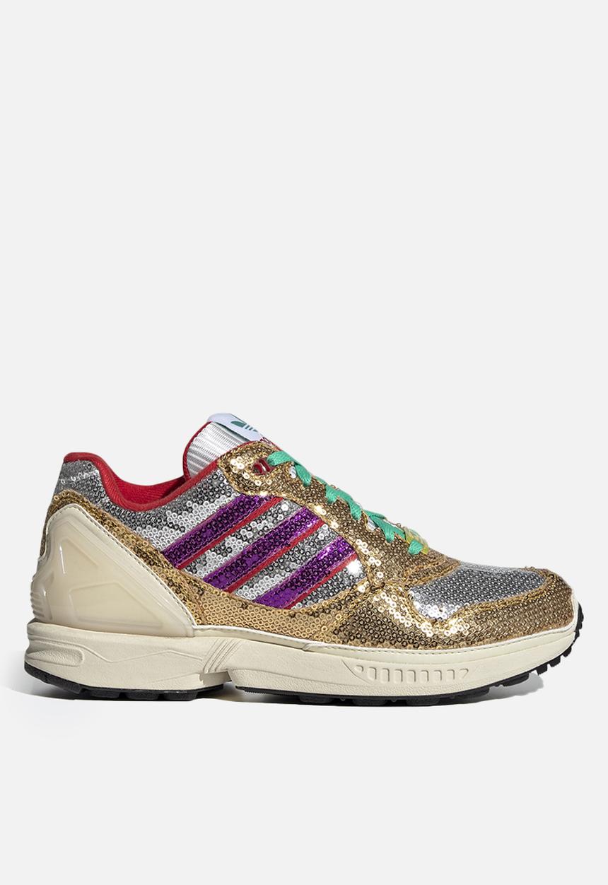 adidas Originals - ZX 6000 - crystal white/shock purple/mist sun