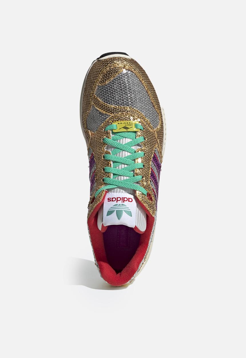 adidas Originals - ZX 6000 - crystal white/shock purple/mist sun