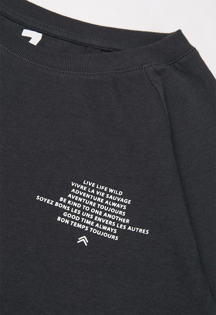 Cotton On - Tom long sleeve raglan tee - phantom
