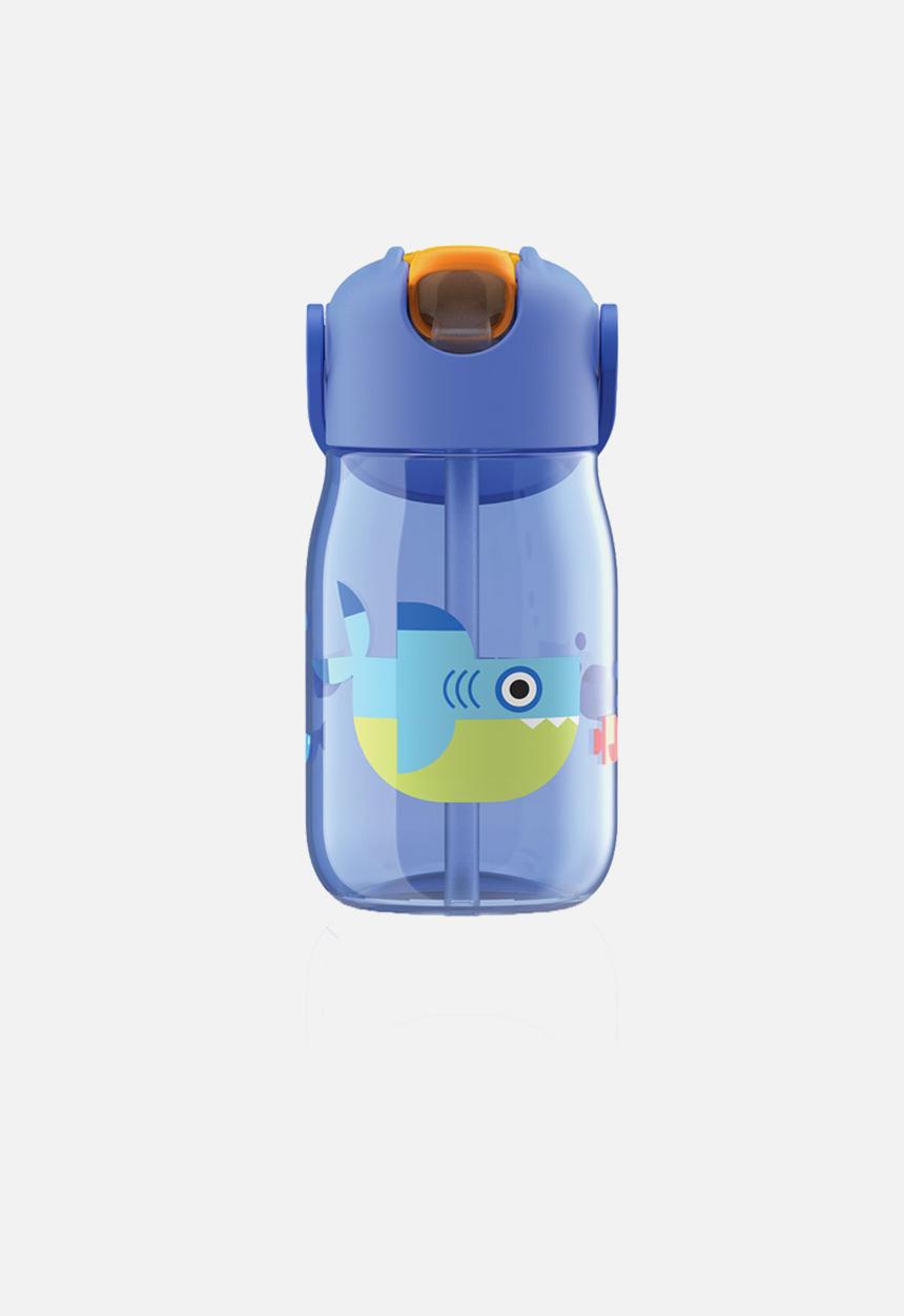 Zoku - Flip straw bottle - blue