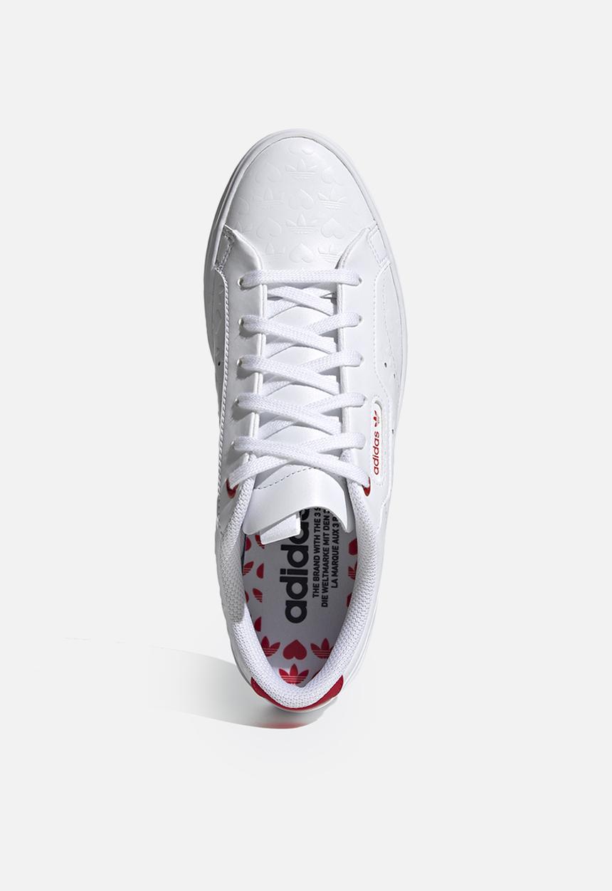 adidas Originals - Adidas sleek w - ftwr white/scarlet/core black