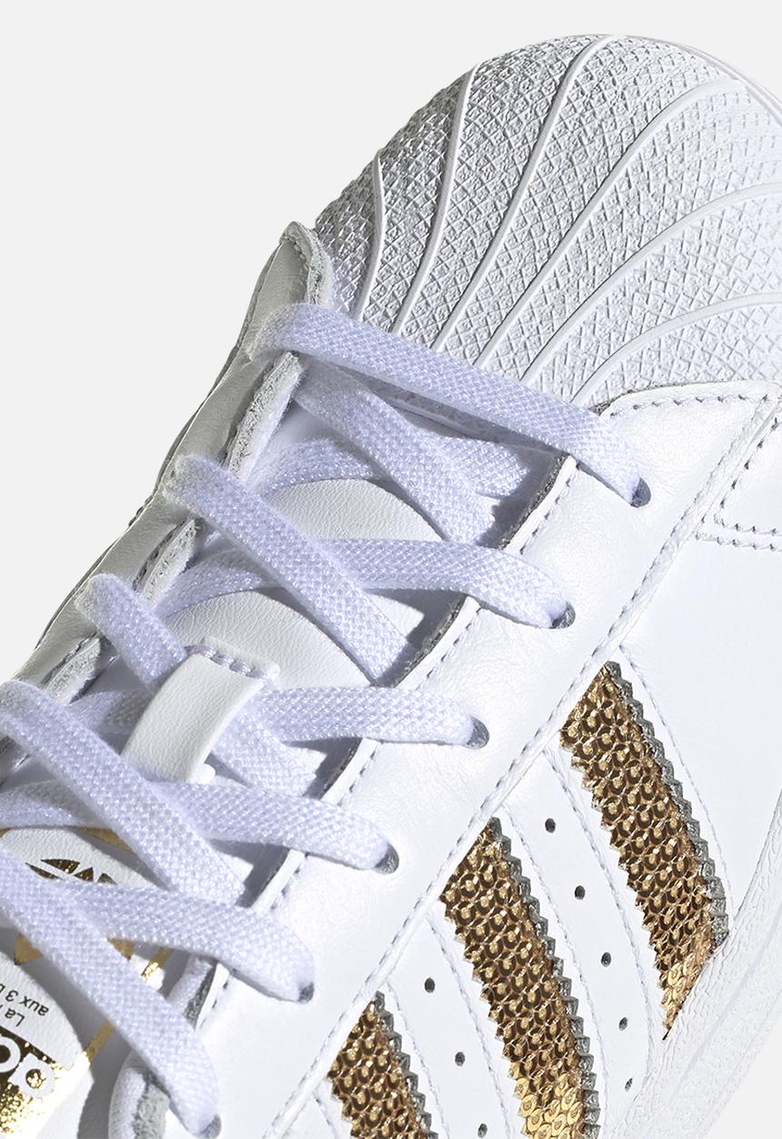 adidas Originals - Superstar w - ftwr white/gold met./ftwr white