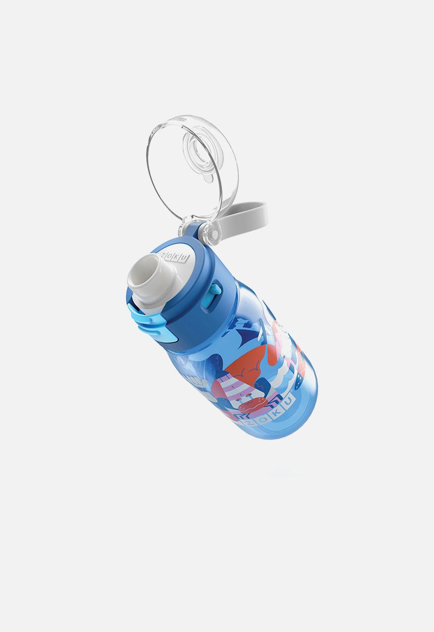 Zoku - Flip gulp bottle - blue