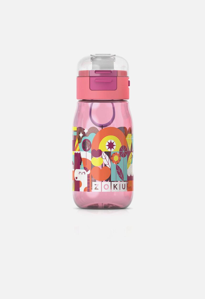 Zoku - Flip gulp bottle - pink