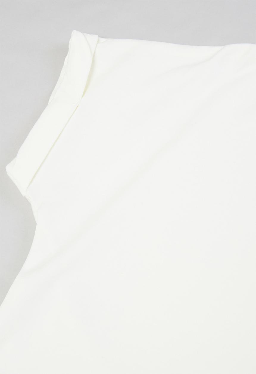 SISSY BOY - Sporty loose top with glitter logo - off white