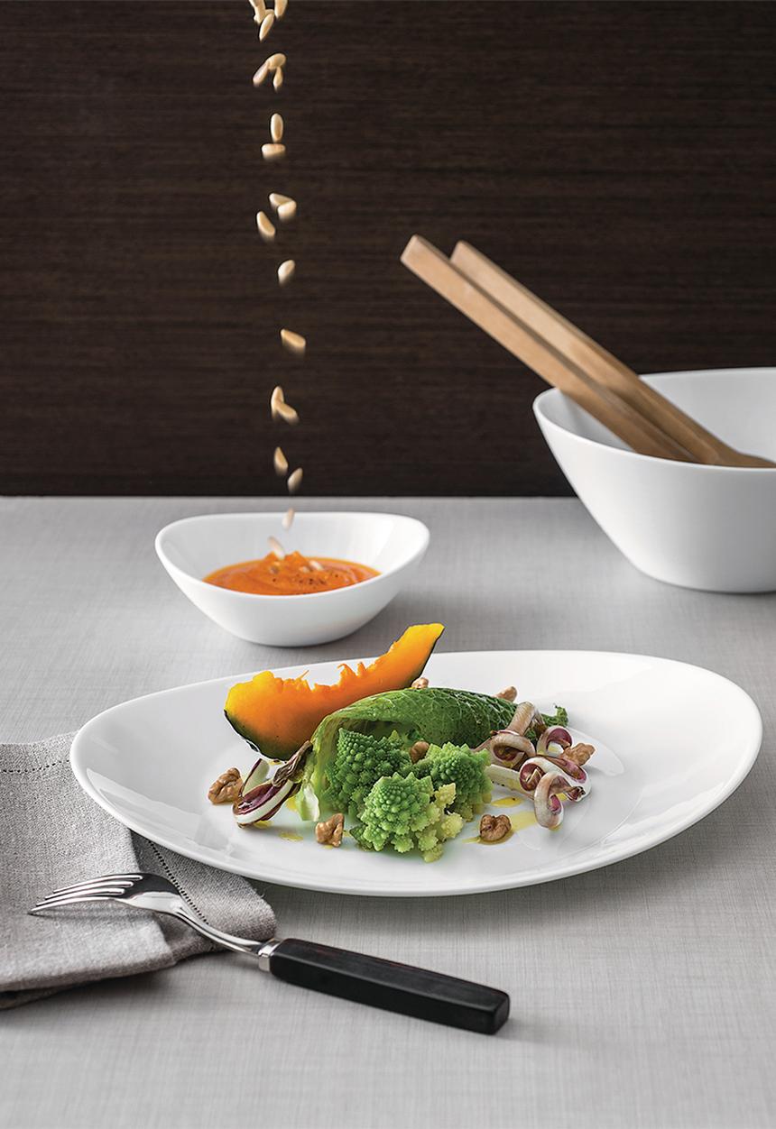 Luigi Bormioli - Prometeo tavola 18pc dinner set- white