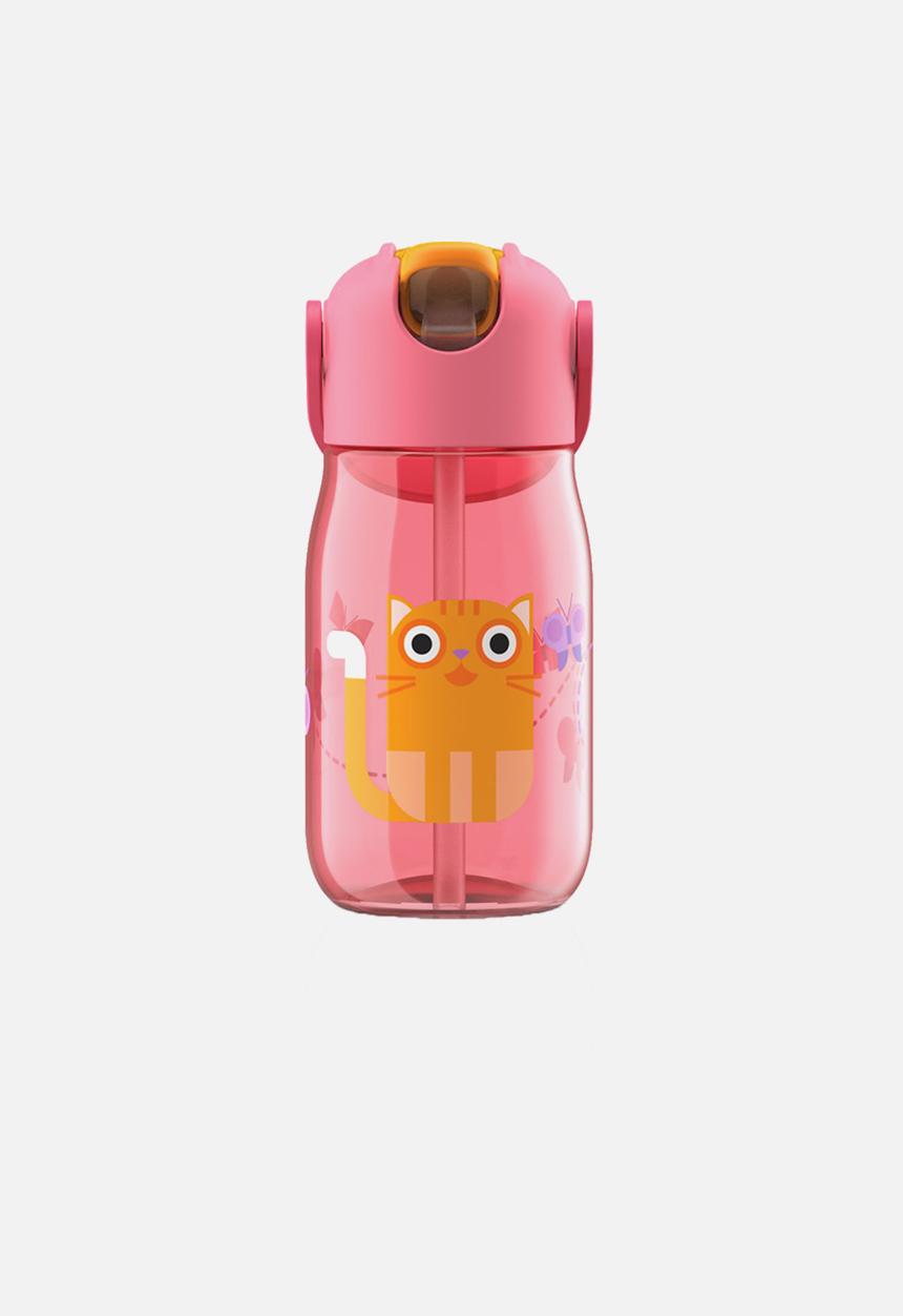 Zoku - Flip straw bottle - pink