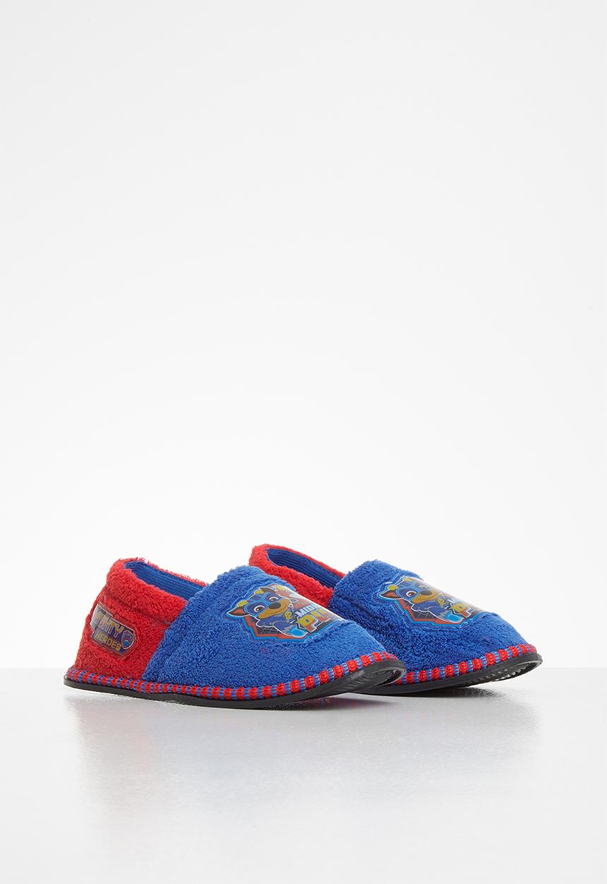 Character Group - Stokie slippers paw patrol - blue & red