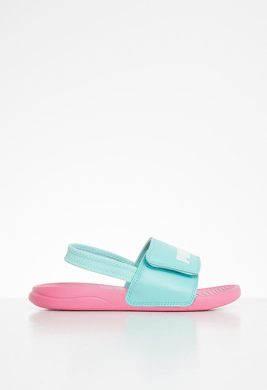 PUMA - Popcat 20 backstrap ps shoes - blue & pink 