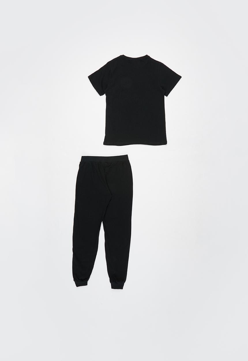 Superbalist - Nasa boys top & pants pj - black 
