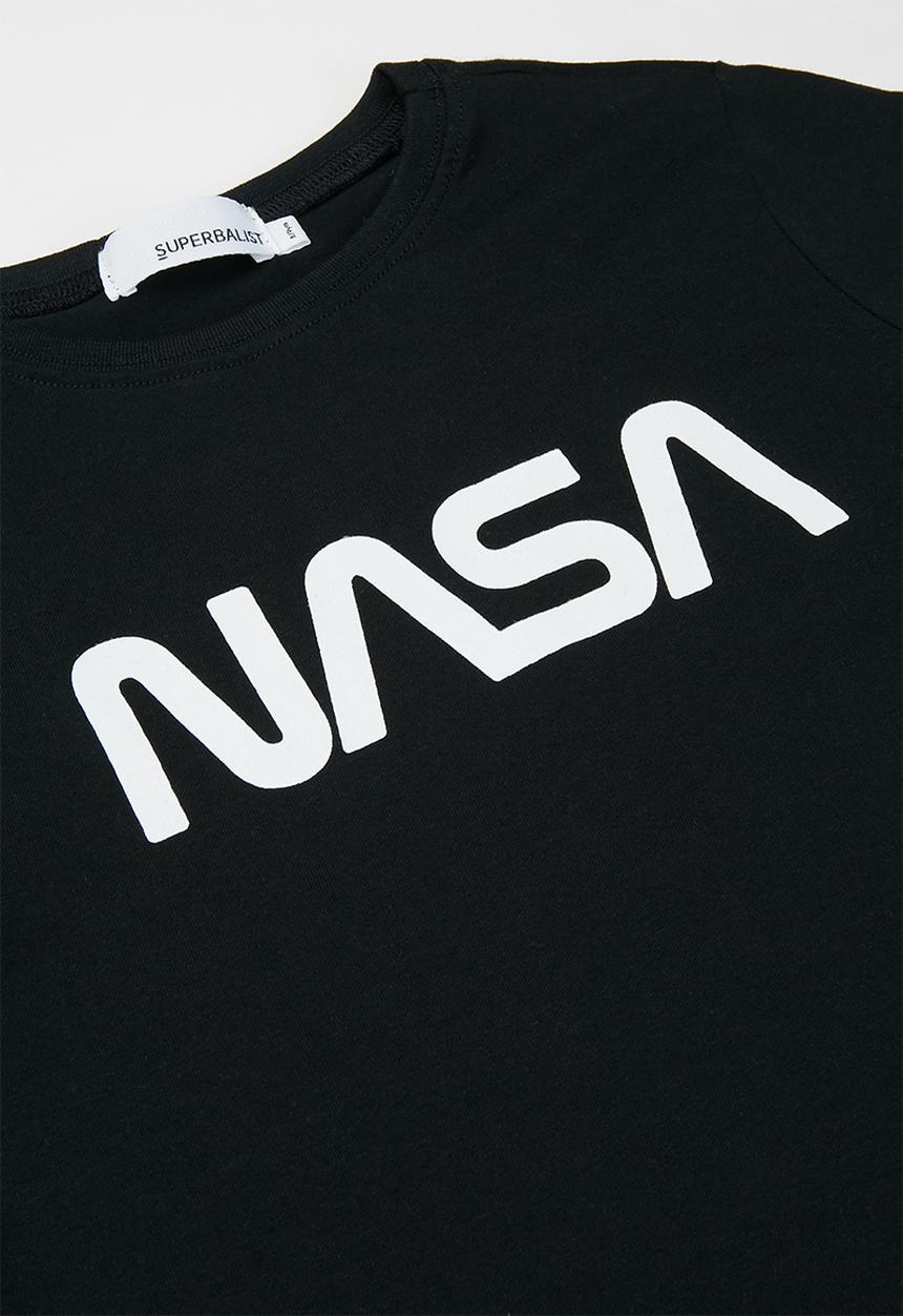 Superbalist - Nasa boys top & pants pj - black 