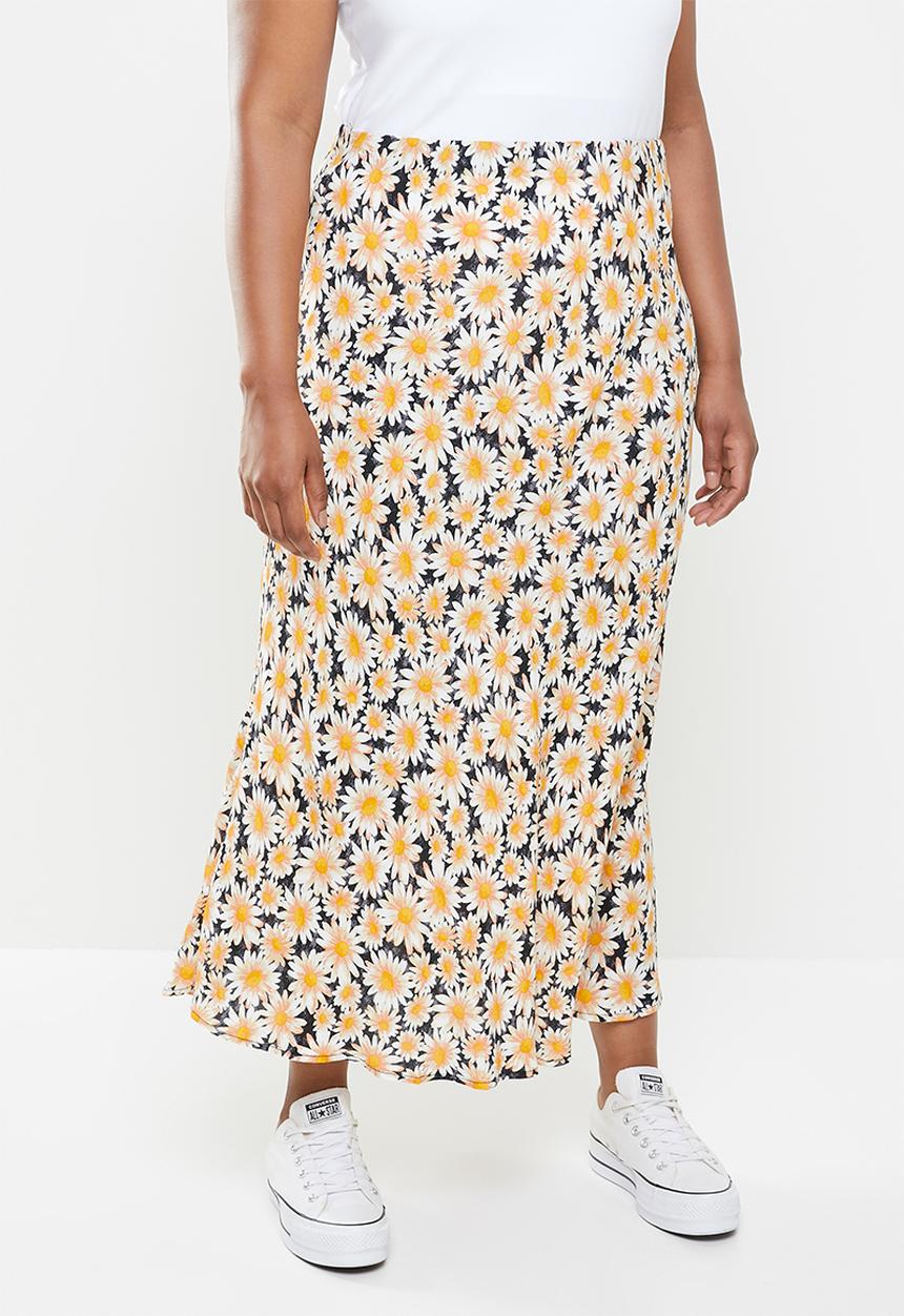 Cotton On - Curve all day slip skirt - multi 