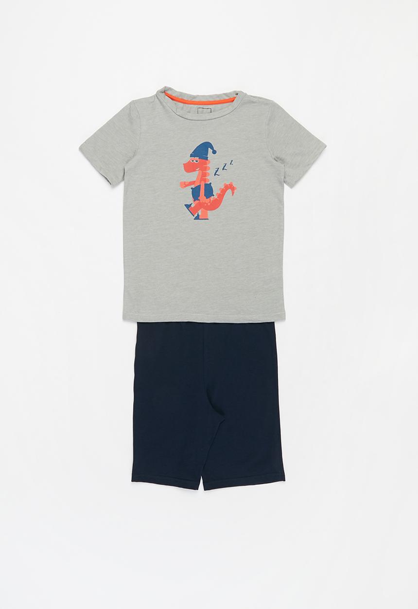 Pop Candy - Younger boys 2 pack pj sets - multi