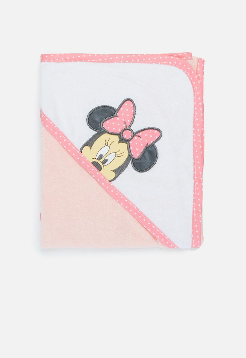 Character Group - Minnie Mouse hooded towel - pink