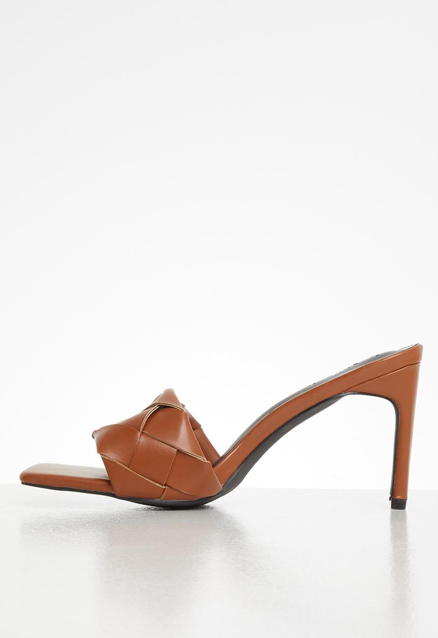 Z_Code_Z - Rae plaited mule heel - tan