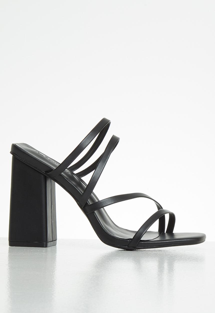 Z_Code_Z - Nabei block mule heel - black