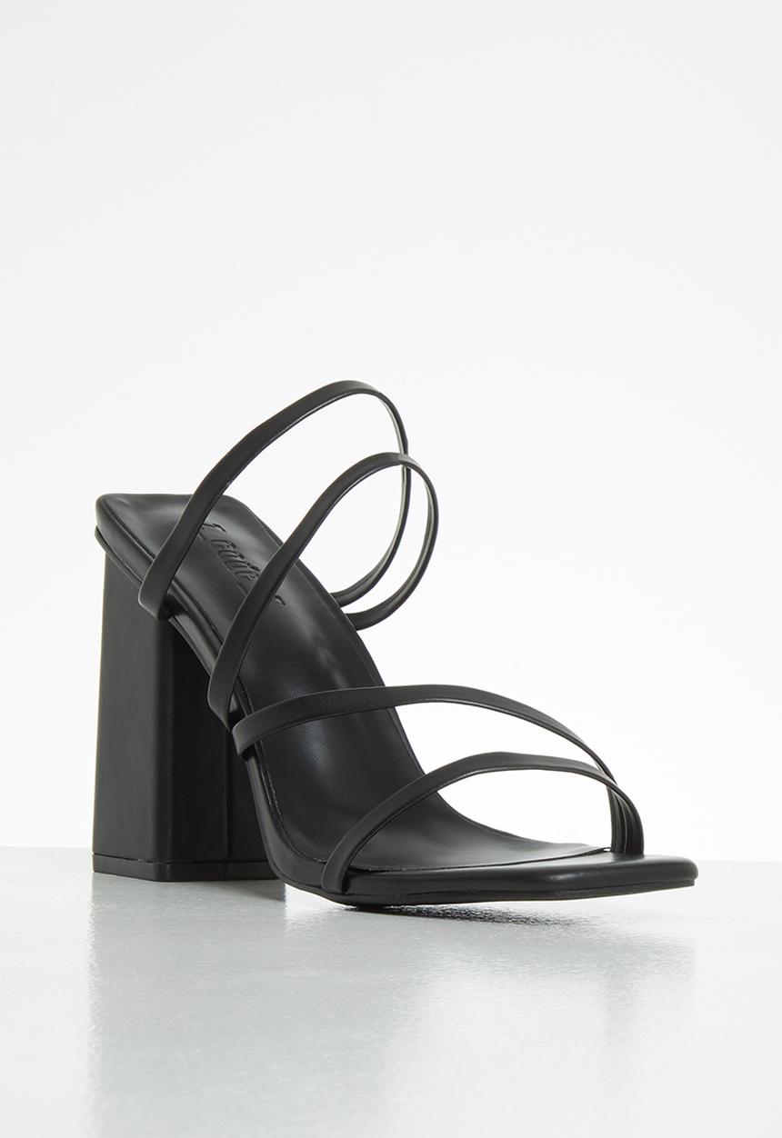 Z_Code_Z - Nabei block mule heel - black