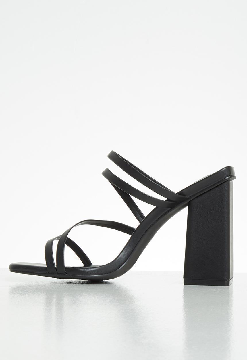 Z_Code_Z - Nabei block mule heel - black