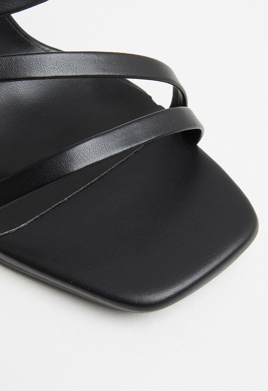 Z_Code_Z - Nabei block mule heel - black