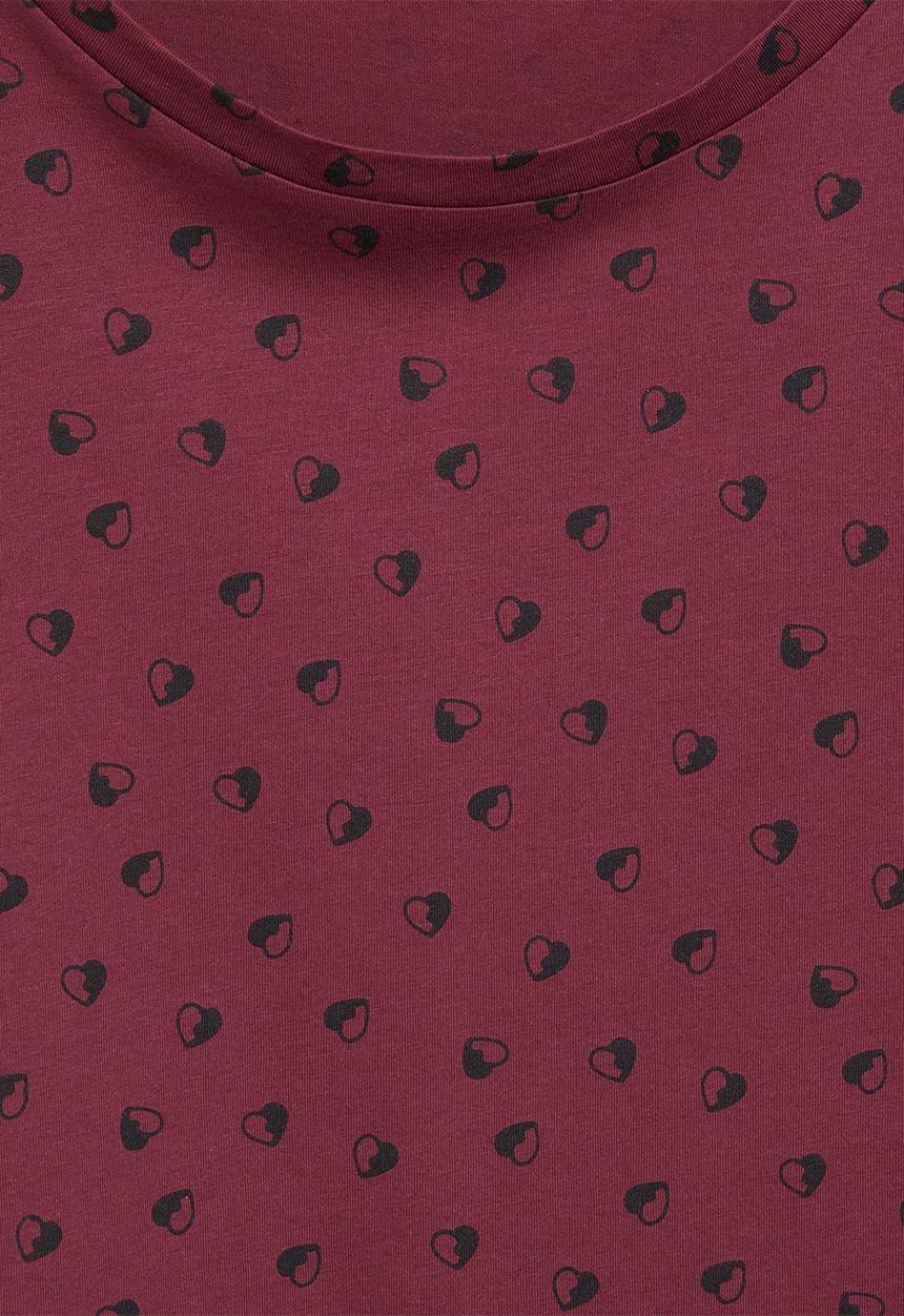 Violeta by Mango - Plus T-shirt easypri - dark red