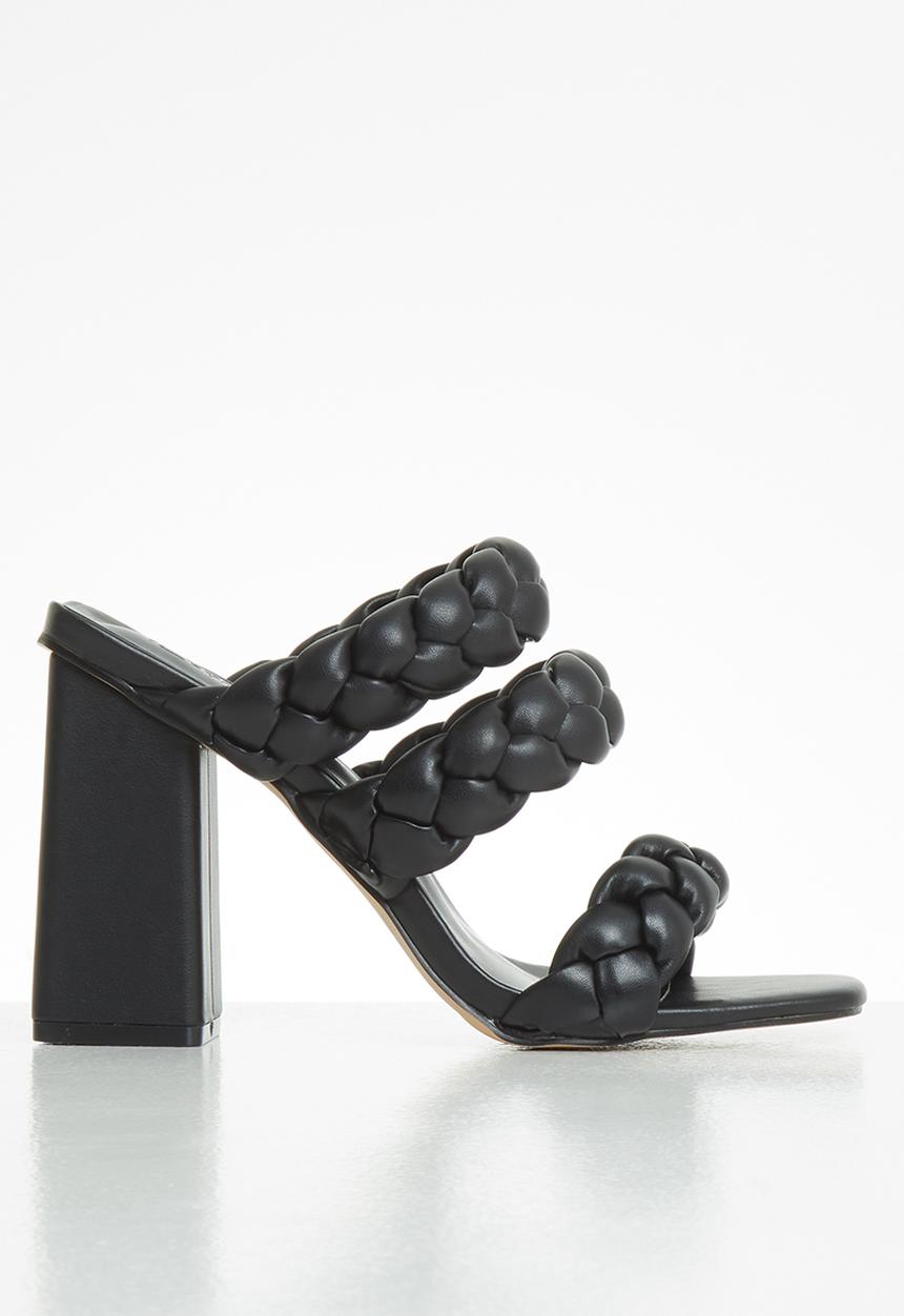 Z_Code_Z - Tasha woven mule heel - black
